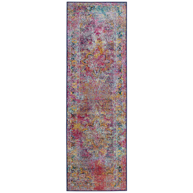 Mabel Crystal Performance Oriental Rug, Runner 2'2" x 7'