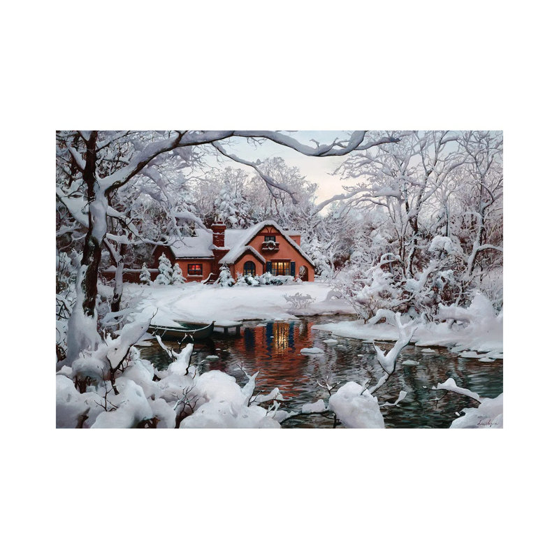 Winter Wonderland - Giclée sur toile tendue avec châssis, H 32 po x l 48 po
