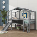 Afie Loft Bed With Ladder And Slide