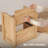 23” 2 Drawer Nightstand with Finished Back-641543665