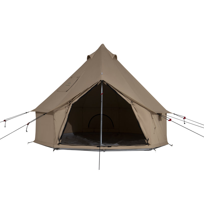 Regatta Bell Tent, Beige, 89" H x 120" W x 120" D