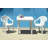 Rochell Square Outdoor Dining Table With Umbrella Hole , 31'' in. W 31'' in. D