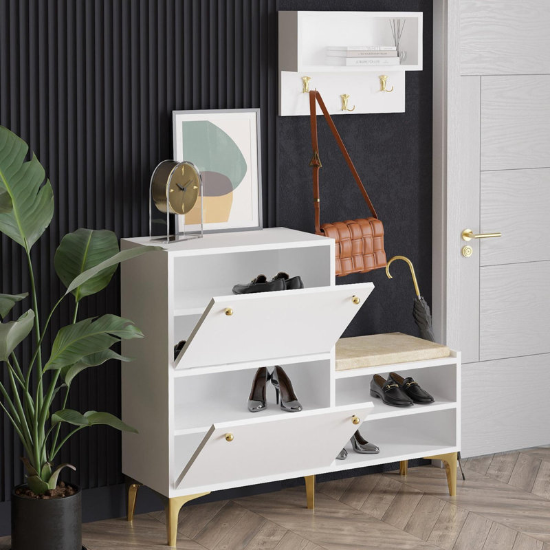 Baneen 8 Pair Shoe Storage Cabinet