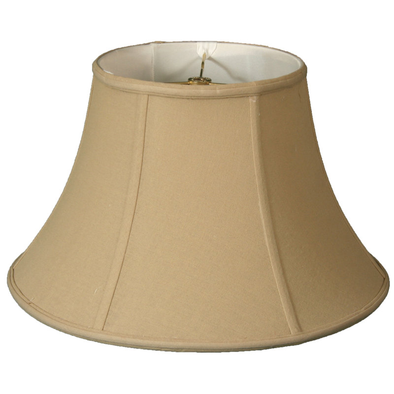 abat-jour en lin cloche de 8,5 po (araignée), Beige