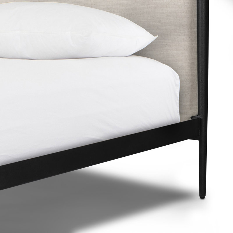 Modella Upholstered Canopy Bed, King