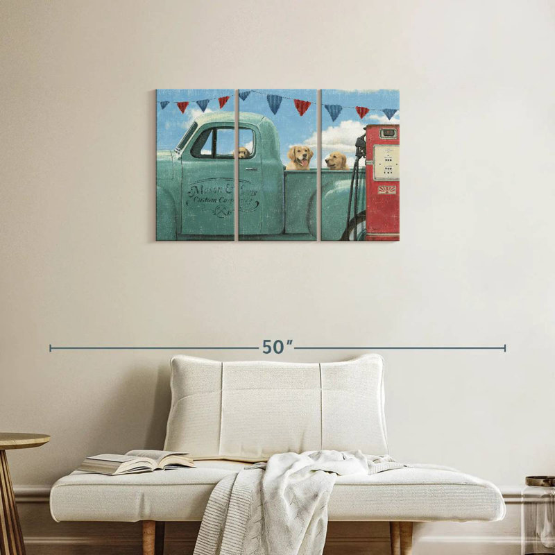 Ketti Lets Go For A Ride, 20" H x 33" W