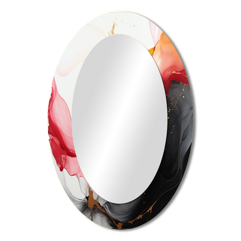 Miroir mural ovale Wild Wild Promises, 36 po x 24 po
