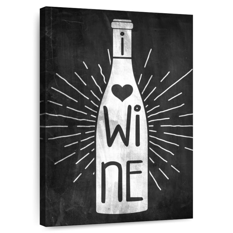 Tergel Love Wine, 30" H x 20" W