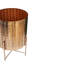 Zendaya Embossed Metal Planter with Stand-1464308644