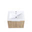 Meuble-lavabo de 36 po avec lavabo, fixation murale, porte à fermeture en douceur, lavabo moderne avec beaucoup d'options de rangement-639577583