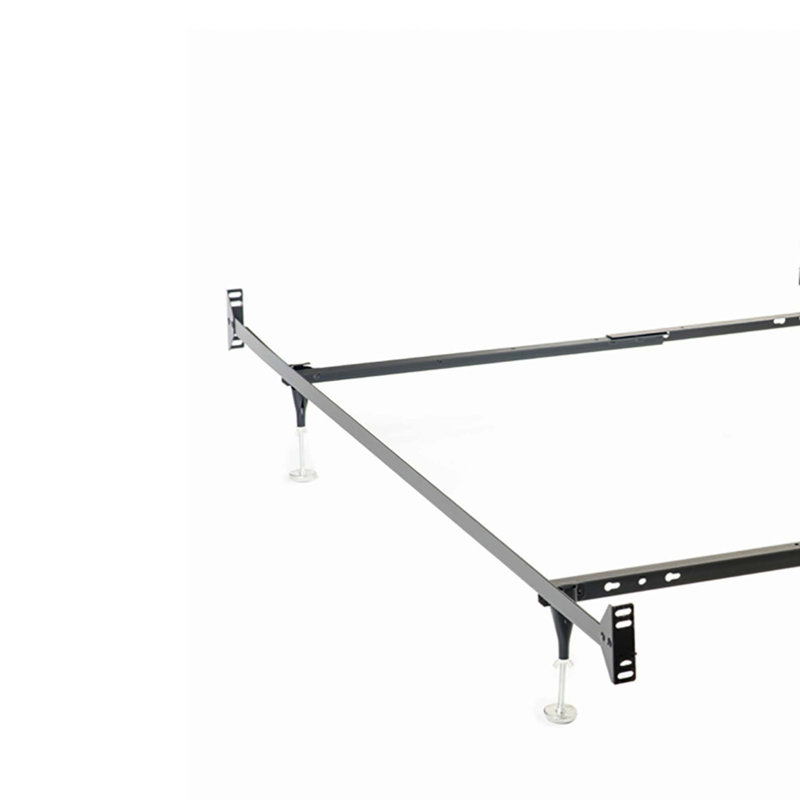 Base de lit convertible en métal avec support renforcé