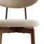 Ensemble en coton et lin avec chaises de salle à manger en bois à dossier incurvé (lot de 8)-1315084028