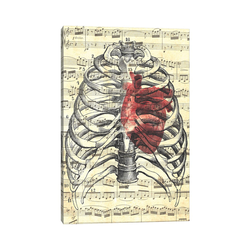 Heart Beat by Kiki C Landon - Wrapped Canvas Print
