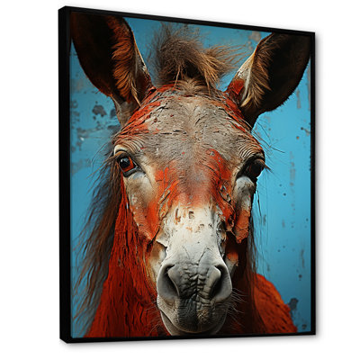 Donkey Burros Blues - Donkey Wall Art