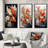 3 Piece Print Set - Fishing Contemporary Koi Fish-119208730-119208731