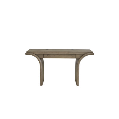 Bureau d'appoint English Knotty Oak Waterfall (tabourets non inclus)