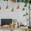 Gertz 3 - Light Brown Kitchen Island Pendant