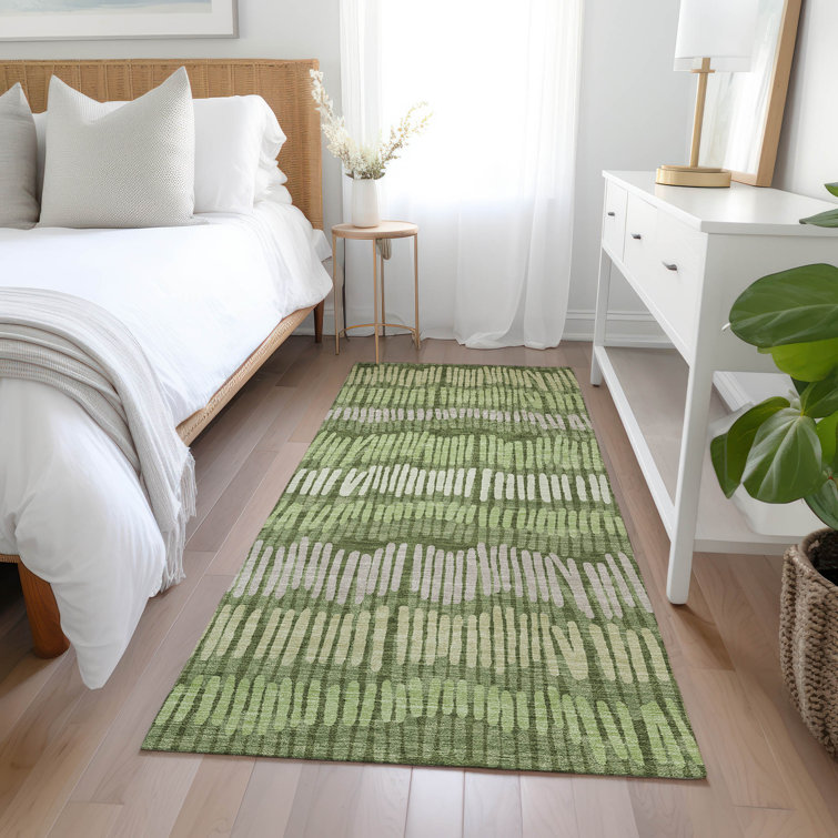 Rectangle Malek Indoor/Outdoor Area Rug with Non-Slip Backing