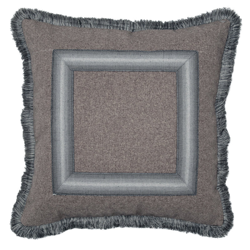 Ombre Frame Pillow Cover & Insert, 26" x 26"