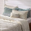 Literie 3 pièces en velours matelassé à losanges, couleur champagne, taille Twin/Twin XL