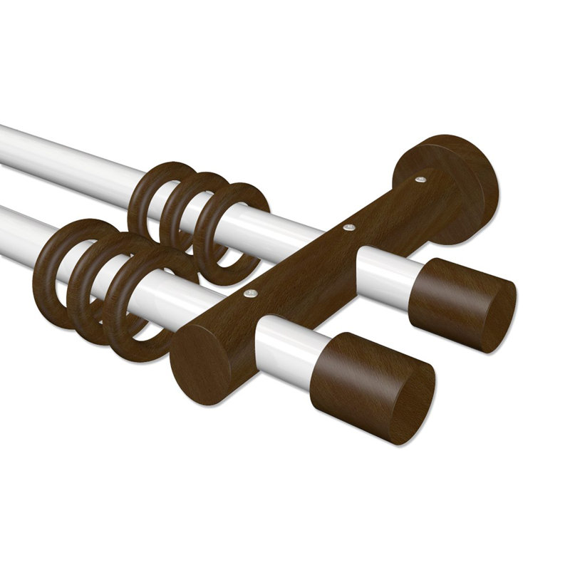 Demorest Curtain Pole Set, 5cm H x 320cm W x 18cm D