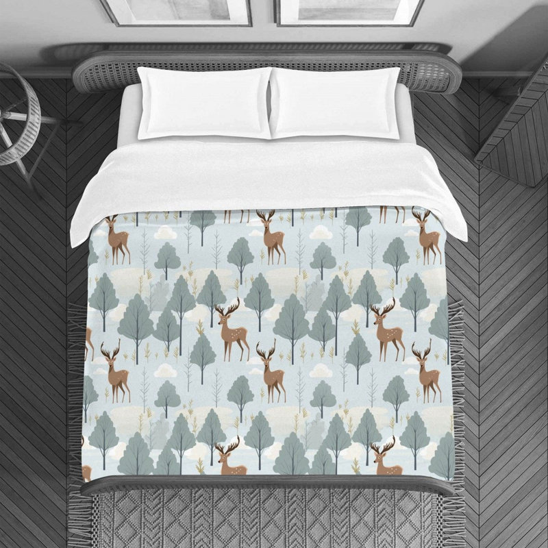 Deer Duvet Cover, Queen Duvet Cover