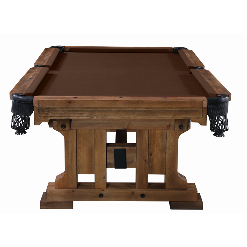 Colorado Slate Pool Table with Professional Installation Included, 8', Brown, Yes