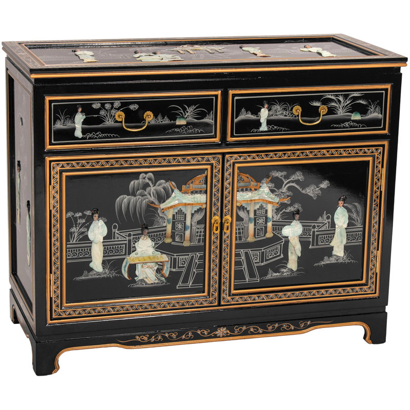Black Lacquer Sideboard - Royal Ladies