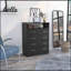 Commode à quatre tiroirs, plateau supérieur, une tablette ouverte-1765495147