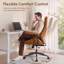 Fauteuil de direction rétro en similicuir avec inclinaison à 3 positions-1494473338