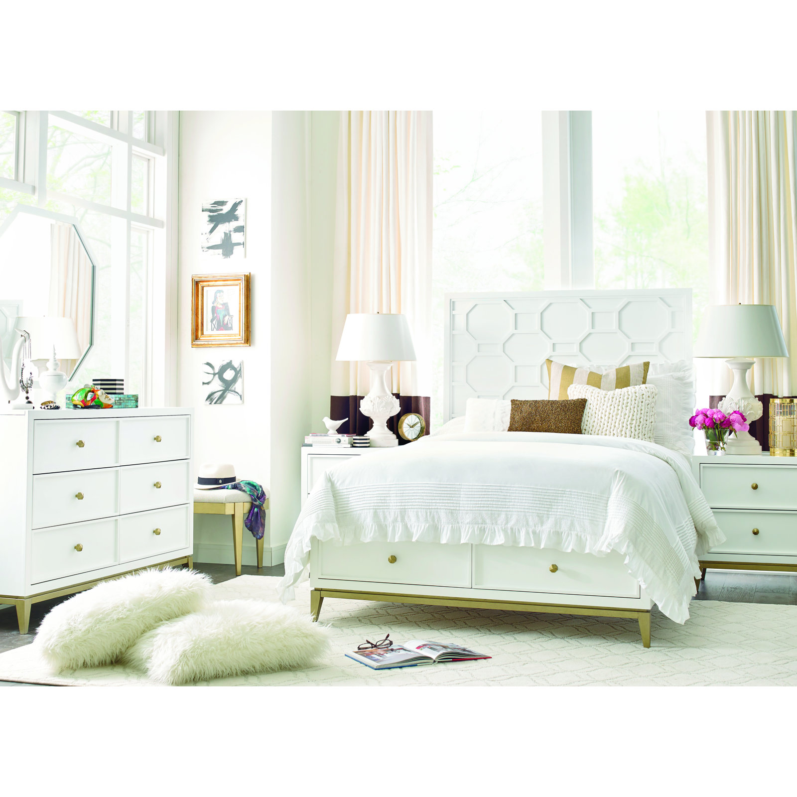 Kids Platform with Drawers, Full