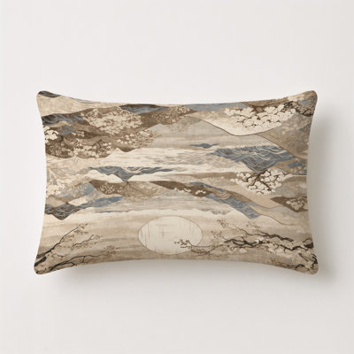 Scarlet Cascade Indoor And Outdoor Pillow