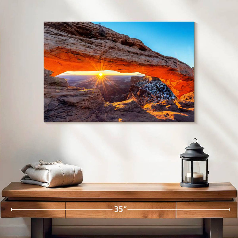 Lumière du soleil arquée Alvord Mesa, H 16 po x l 24 po