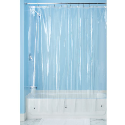 Sipp PVC Solid Shower Curtain Liner