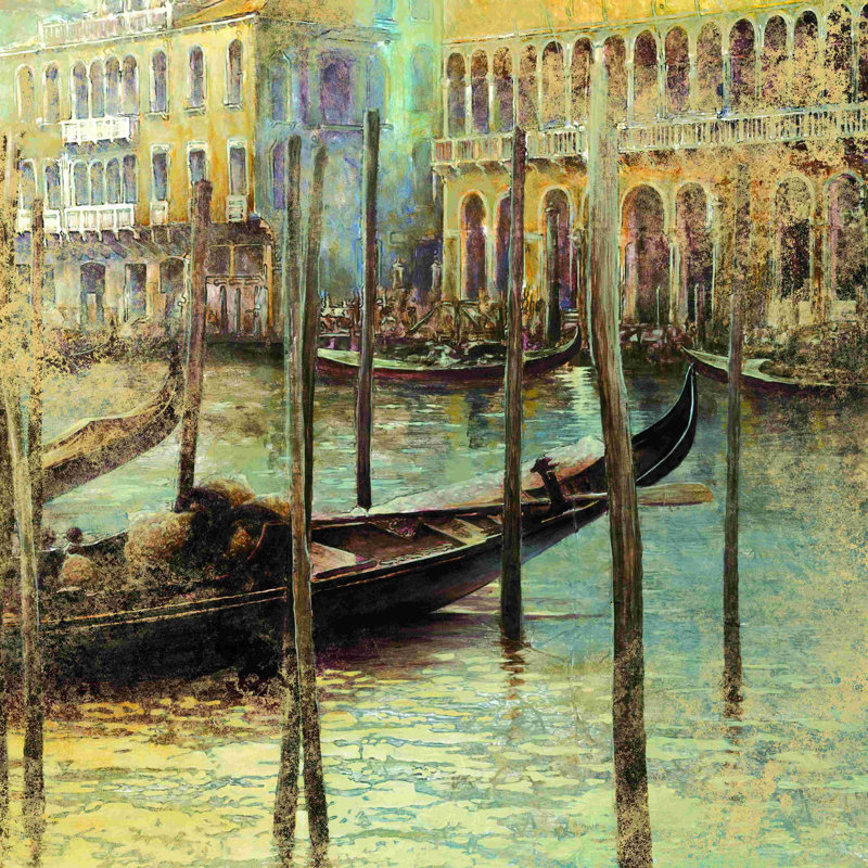 Venise 6, reproduction sur toile tendue, L 12 po x H 12 po