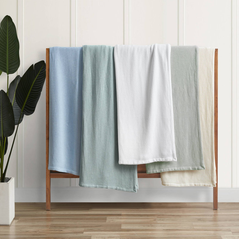 Hand Woven Blanket, White, King