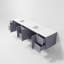 Ensemble de meuble-lavabo double mural 84 po Geneva-1252781576-1335364446