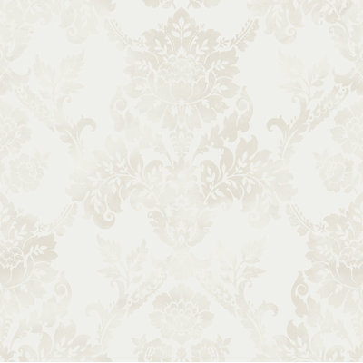 Fern Rock Damask Double Roll