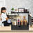 Wooden Coffee Bar Organizer-1911003805