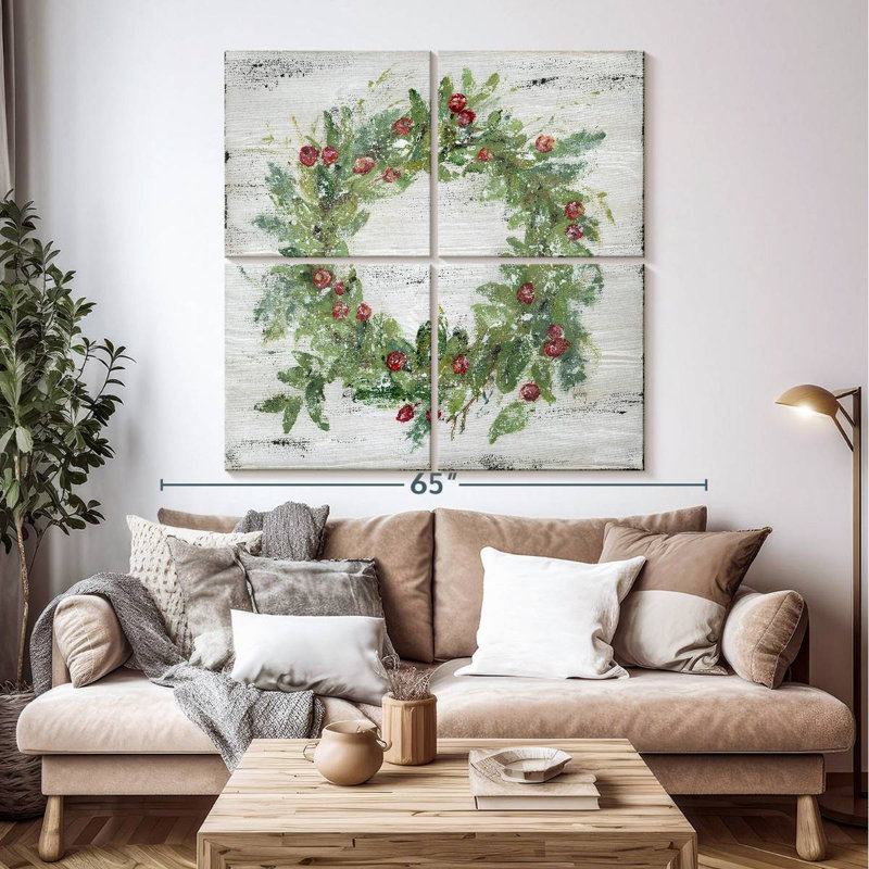 Lelend Berry Wreath, 50'' H x 50'' W