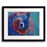Blue Lips Print