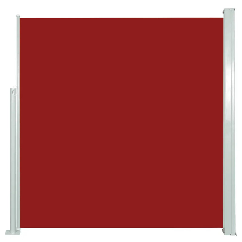 Dakota Fields 3cm W Retractable Side Awning, Red