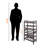Wyncote 30 Bottle Holder Wine Rack in Walnut Brown Finish, 38.25" H X 21.26" W X 11.39" D