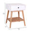 Solid Wood End Table-1258637927