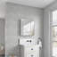 Armoire à pharmacie avec miroir à bords biseautés, porte à ouverture à gauche et porte sans cadre l 24 po x H 26 po-2040304015-2040304009