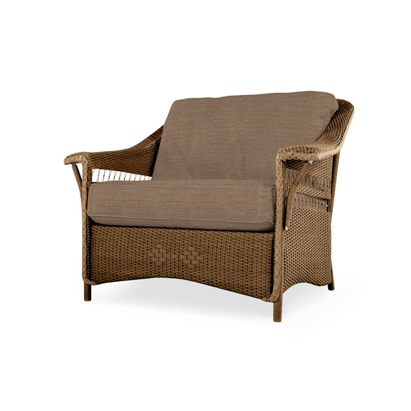 Nantucket Outdoor Lounge Chair, Decorline Natural, Bark