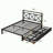 Metal Platform Bed with 2 Drawers-1514307474
