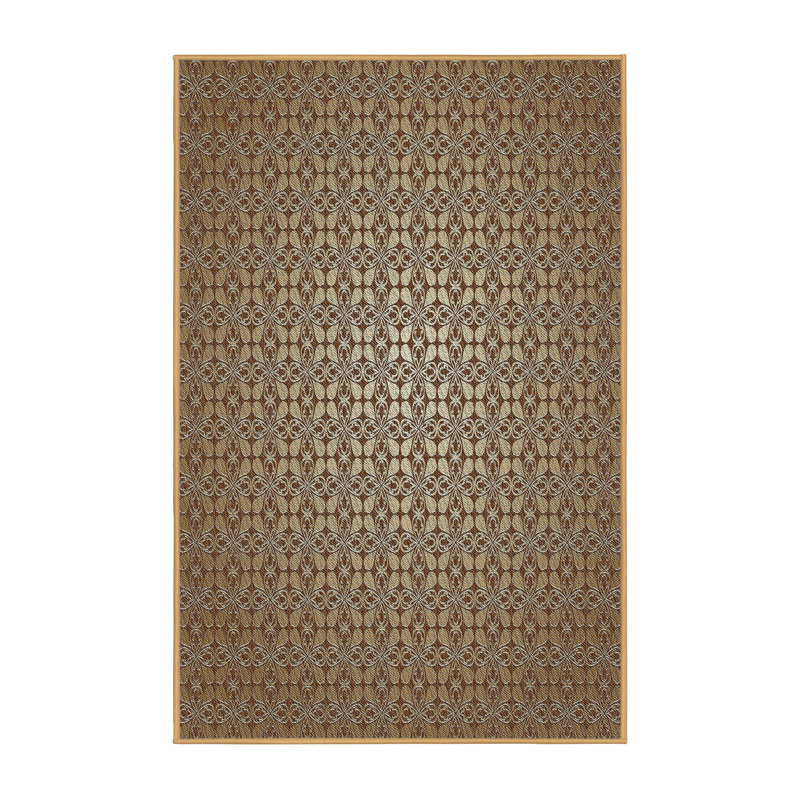 Tapis brun/beige à motifs Islas, Rectangle 2 pi x 4 pi