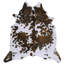Haakenson Tricolor Cowhide Rug – Genuine Leather Area Rug-301494927