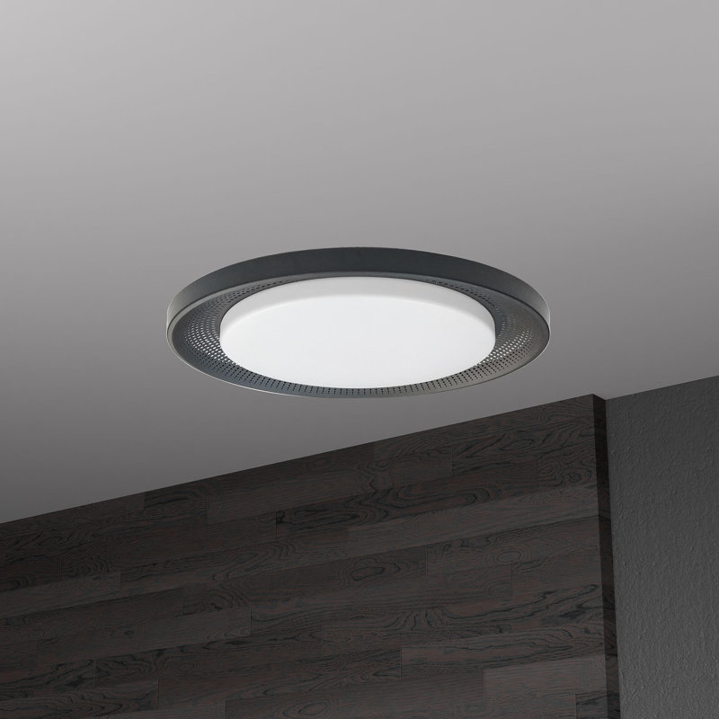 Ambellina LED Flush Mount, Matte Black